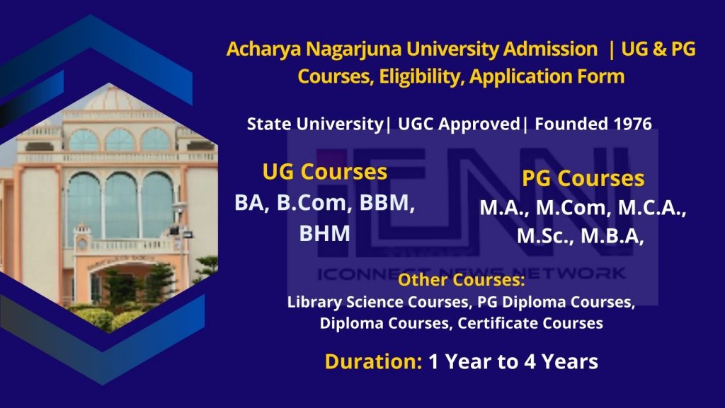 Acharya Nagarjuna University Admission