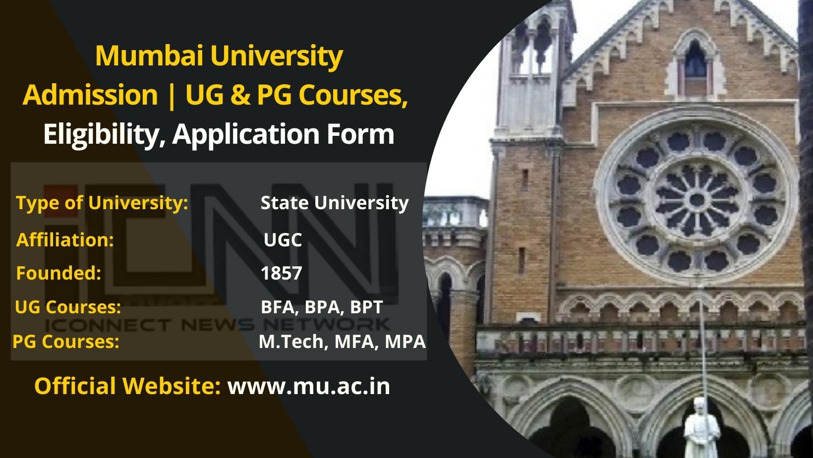 Mumbai University Admission 2025 | UG & PG Courses, Eligibility ...