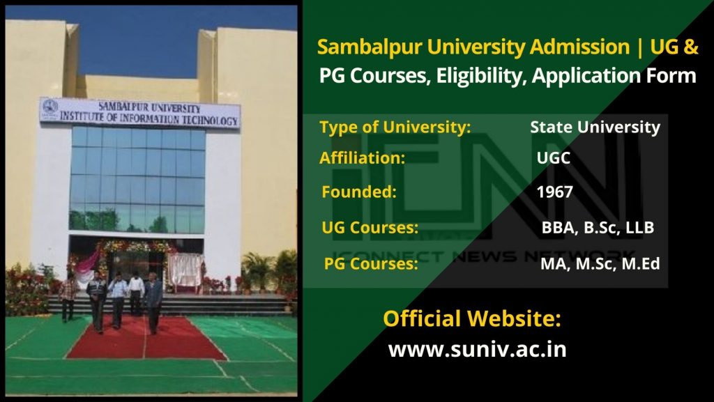 Sambalpur University Admission