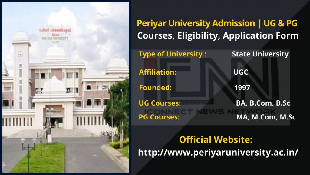 Periyar University Admission