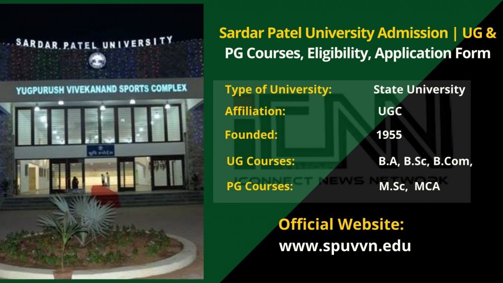 Sardar Patel University Admission