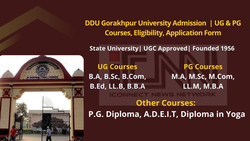 DDU Gorakhpur University Admission 2024