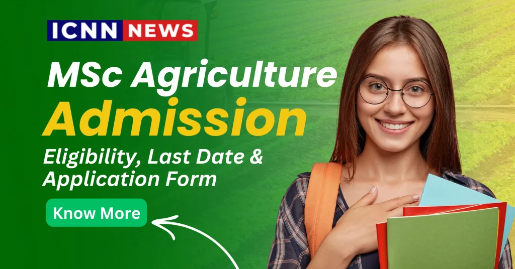 MSc Agriculture Admission