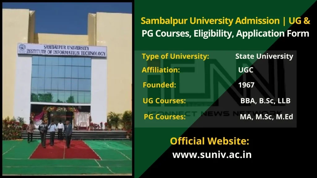 Sambalpur University Admission