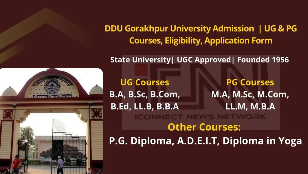DDU Gorakhpur University Admission
